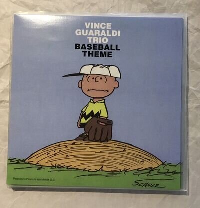 VINCE GUARALDI TRIO CHARLIE BROWN BASEBALL THEME RSD WHITE Vinyl 7”