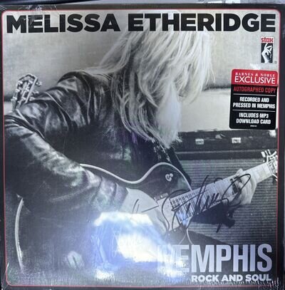 Melissa Etheridge Signed Original Autographed Memphis Rock And Soul Vinyl