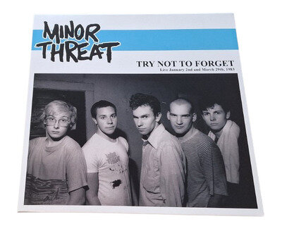 Minor Threat Fugazi Live Try Not to Forget Hardcore Straight Edge Punk Vinyl