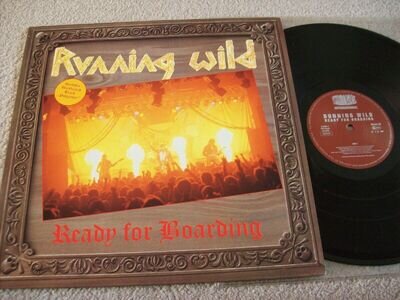 RUNNING WILD - READY FOR BOARDING VINYL LP (1988) NOISE (N 0108-1)