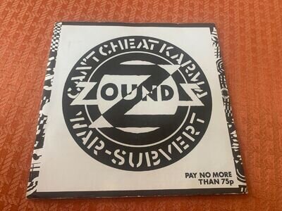 Zounds Can't Cheat Karma + POSTER INSERT Rare Original UK 7"