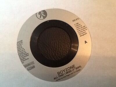 BOYZONE . ALL THAT I NEED . RARE LTD JUKEBOX ISSUE 7" VINYL U.K. No.1 Hit .