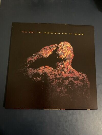 Test Dept - The Unacceptable Face Of Freedom UK 1986 1st Press LP Crucifix Cover