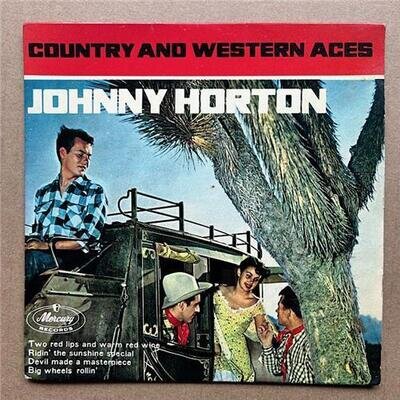 JOHNNY HORTON COUNTRY AND WESTERN ACES EP Early 1960's - nice copy with only li