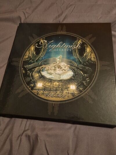 Nightwish Decades An Archive of Song 1996-2015 Vinyl Record Rare Gold Set Metal