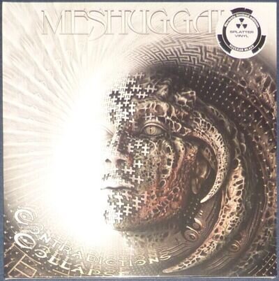 Meshuggah - Contradictions Collapse on Clear with Black and White splatter.