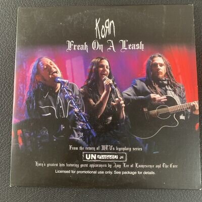 RARE PROMO Korn Freak On A Leash MTV UNPLUGGED Legendary series 05.03.07 VIRGIN