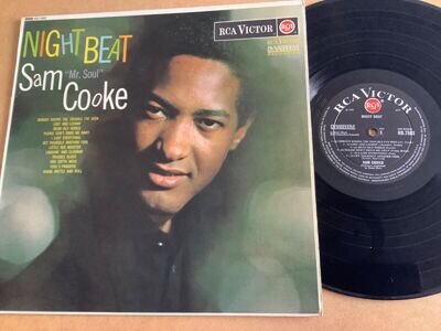 SAM COOKE - NIGHT BEAT - UK MONO LP on RCA VICTOR - RD-7583 - EXCELLENT COPY