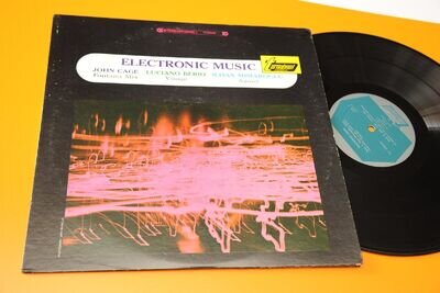 John Cage LP Electronic Music Original USA '70 EX Top Avantgarde Experimental