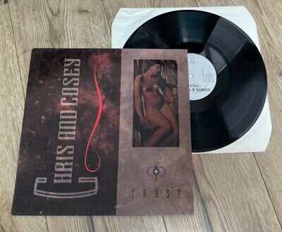 Chris and Cosey - Trust - Black Vinyl LP - Throbbing Gristle -Play Tested