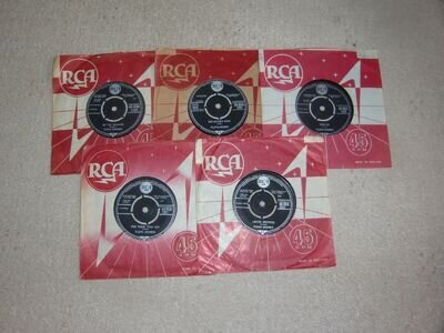 FLOYD CRAMER. 5 x SUPERB 1961/62 POP INSTRUMENTAL 45s ON RCA (GREAT SET)