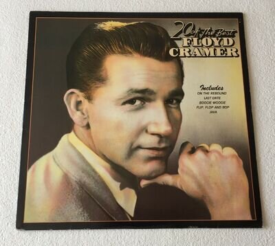 FLOYD CRAMER ~ 20 OF THE BEST ~ 1986 GERMAN STEREO VINYL LP ~ RCA NL 89850