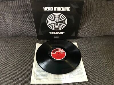 Head Machine–Orgasm–First press-Solid sleeve and EX vinyl-Nice copy A*