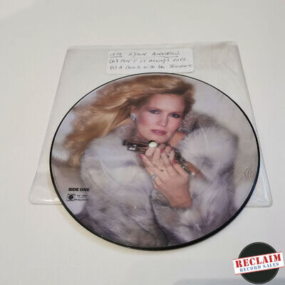 lynn anderson - isn't it always love 7" picture disc vinyl record VG