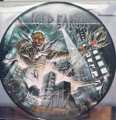 ICED EARTH - PLAGUES OF DYSTOPIA 12" Picture Disc Unplayed RSD 2023