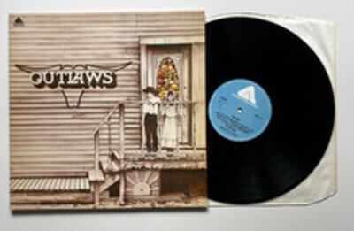 The Outlaws Outlaws black vinyl 1975 Arista Label (ARTY115) 10 track LP EX/EX