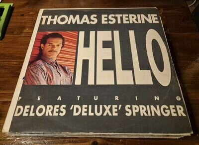 THOMAS ESTERINE - HELLO 12" ANGE 3 T ANGEL TOWN PRODUCTIONS 1988 VG+!