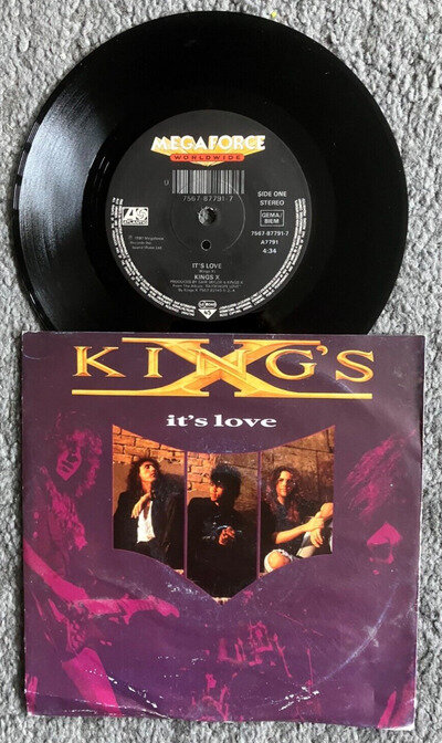 King's X It's Love 7 Inch Vinyl Record A 7791 - Excellent Condition