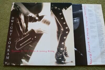 DWIGHT YOAKAM – BUENAS NOCHES FROM A LONELY ROOM LP – Nr MINT 1988 COUNTRY