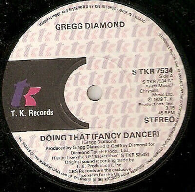 Gregg Diamond - Doing That (Fancy Dancer) UK - 7"