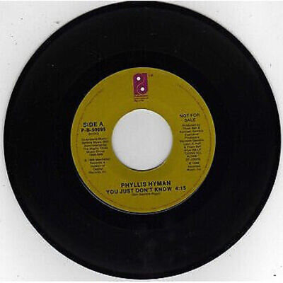 Phyllis Hyman - You Just Don't Know (7", Promo)