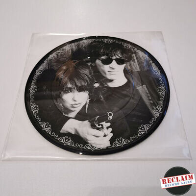 johnny thunders & patti palladin crawfish 7" picture disc vinyl record VG