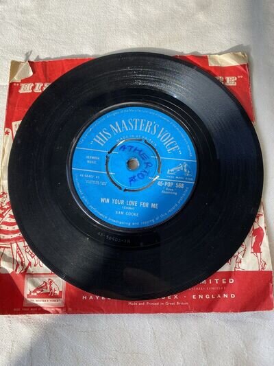 Sam Cooke – Love You Most Of All - 7" Single. HMV POP 568