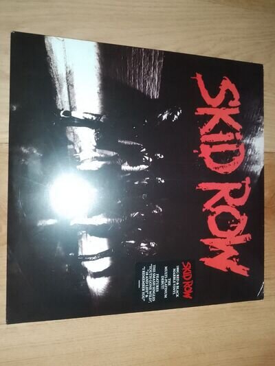 SKID ROW - SKID ROW DEBUT RED AND BLACK MARBLE VINYL LP BRAND NEW SEALED