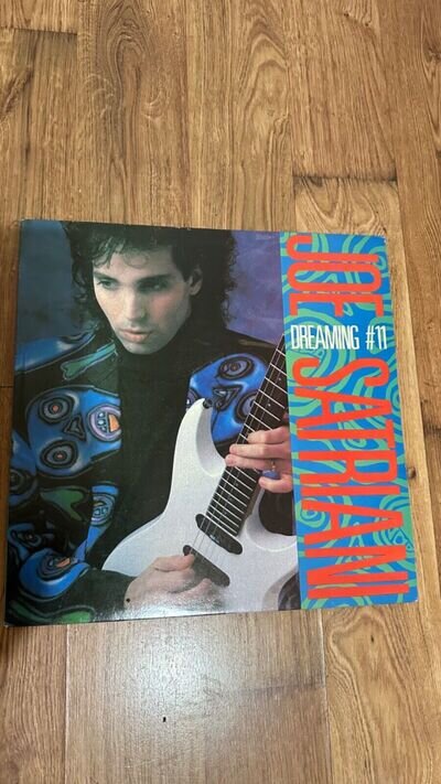 joe satriani - dreaming #11 vinyl first press 12yum114 1988 fft relativity fra