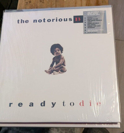 NOTORIOUS B.I.G. BIGGY SMALLS READY TO DIE DOUBLE Limited Edition Silver Vinyl