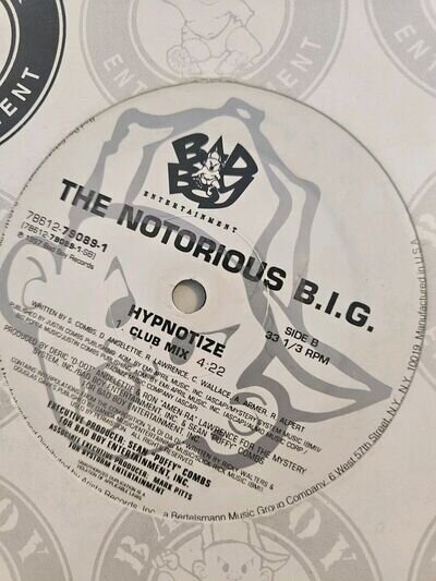 Notorious B.I.G. - Hypnotize 12″ Promo Vinyl RARE Biggie Smalls