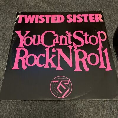 Twisted Sister - You Can't Stop Rock 'N' Roll 12" Vinyl 1983. Atlantic A9792T