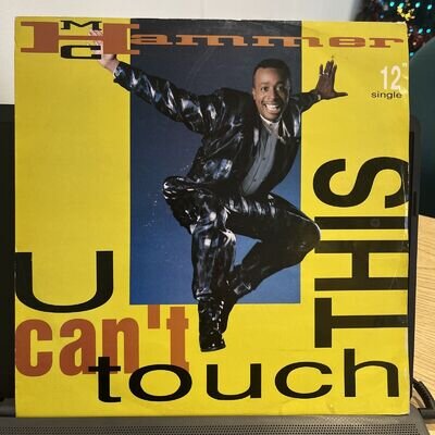 MC Hammer “U Can't Touch This” 1990 UK 12 Inch Vinyl Single