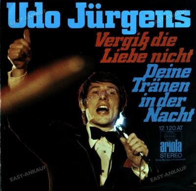 Udo Jürgens - Vergiß Die Liebe Nicht 7" (VG/VG) .