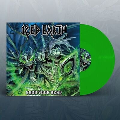 ICED EARTH - BANG YOUR HEAD 2LP/NEON GREEN VINYL - New Vinyl Record - A72z