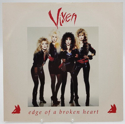 Vixen Edge of a Broken Heart 12" Vinyl Single 45rpm EMI USA 12MTS48 Reissue 1989