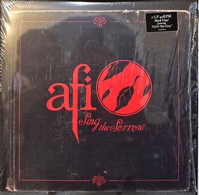 AFI " SING FOR SORROW " SEALED EURO LP VINYLROCK EMO