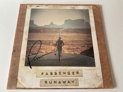 PASSENGER RUNAWAY *SIGNED* LIMITED EDITION BLUE VINYL LP. NEW