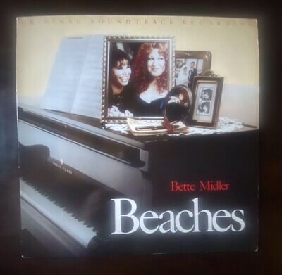 Bette Midler Beaches Original Vinyl Soundtrack LP Wind Beneath My Wings EX/ EX