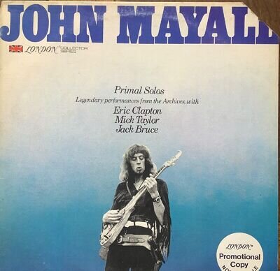 JOHN MAYALL - PRIMAL SOLOS - 1977 Vinyl - ( vg+)