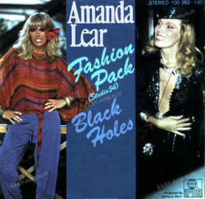 Amanda Lear - Fashion Pack / Black Holes 7in (VG/VG) .