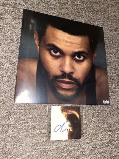 THE WEEKND Hurry Up Tomorrow SIGNED Card & Collector First Pressing Black Vinyl