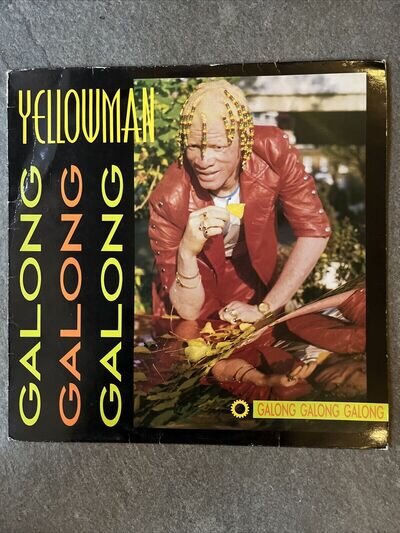 Yellowman Vinyl Album - Galong Galong Galong 1985 VG Condition