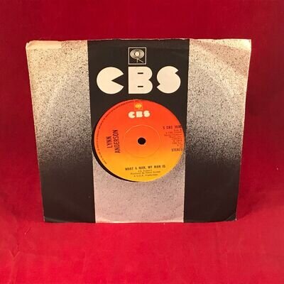 LYNN ANDERSON What A Man My Man Is 1974 UK 7" Vinyl single original 45