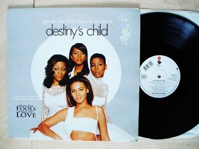 Destiny's Child Get On The Bus (Featuring Timbaland) UK 12'' Elektra 1998 EX