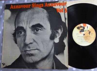 AZNAVOUR SINGS AZNAVOUR VOL3 1972 LP