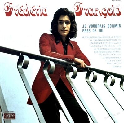 Frédéric François - Je Voudrais Dormir Près De Toi LP (VG/VG) .