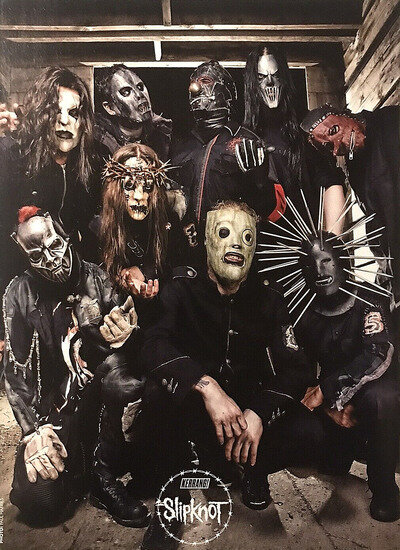 SLIPKNOT A4 Magazine Poster Kerrang 2017 Kgjf ##