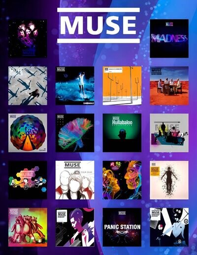 Muse A3 A4 Print Poster Wall Art Album Decor Unframed