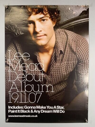 Lee Mead BBC Any Dream Will Do Poster Original debut Self Titled Album 2007